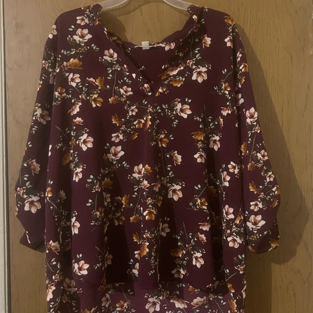 High-low blouse